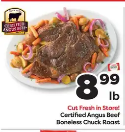 Weis Markets Certified Angus Beef Boneless Chuck Roast offer