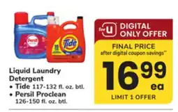 ACME Liquid Laundry Detergent Tide 117-132 fl. oz. btl. Persil Proclean 126-150 fl. oz. btl offer