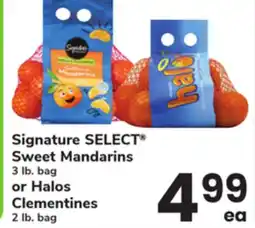 ACME Signature SELECT Sweet Mandarins 3 lb. bag or Halos Clementines 2 lb. bag offer