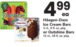 ACME Häagen-Dazs Ice Cream Bars 3 ct., 9 fl. oz. pkg. or Outshine Bars 12 ct., 18 fl. oz. pkg offer