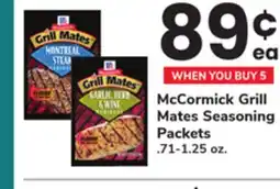 ACME McCormick Grill Mates Seasoning Packets offer