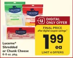 ACME Lucerne Shredded or Chunk Cheese offer