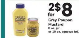 ACME Grey Poupon Mustard offer