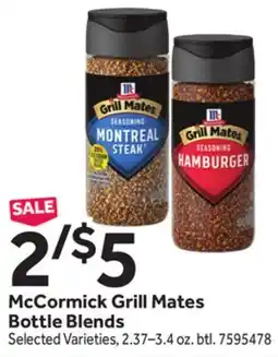 Stop&Shop McCormick Grill Mates Bottle Blends offer
