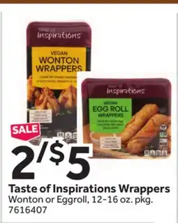 Stop&Shop Taste of Inspirations Wrappers offer