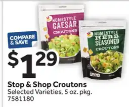 Stop&Shop Stop & Shop Croutons offer