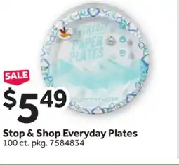 Stop&Shop Stop & Shop Everyday Plates offer