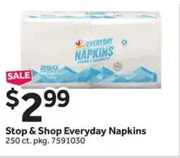 Stop&Shop Stop & Shop Everyday Napkins offer