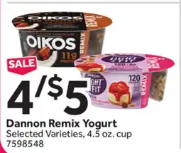 Stop&Shop Dannon Remix Yogurt offer