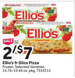 Stop&Shop Ellio's 9-Slice Pizza offer