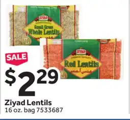 Stop&Shop Ziyad Lentils offer