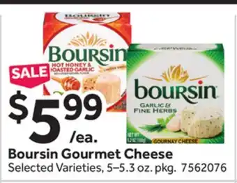 Stop&Shop Boursin Gourmet Cheese offer