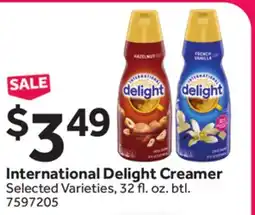 Stop&Shop International Delight Creamer offer