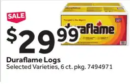 Stop&Shop Duraflame Logs offer