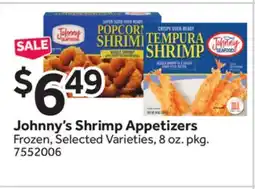 Stop&Shop Johnny's Shrimp Appetizers offer