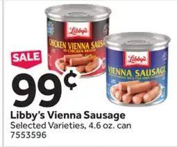 Stop&Shop Libby's Vienna Sausage offer