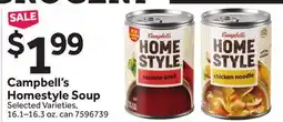 Stop&Shop Campbell's Homestyle Soup offer