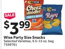 Stop&Shop Wise Party Size Snacks offer