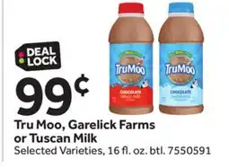 Stop&Shop Tru Moo, Garelick Farms or Tuscan Milk offer