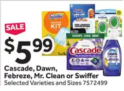Stop&Shop Cascade, Dawn, Febreze, Mr. Clean or Swiffer offer