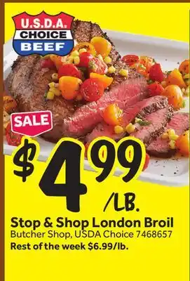 Stop&Shop Stop & Shop London Broil offer
