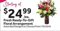 Stop&Shop Fresh Ready-To-Gift Floral Arrangement offer