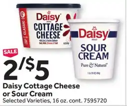 Stop&Shop Daisy Cottage Cheese or Sour Cream offer