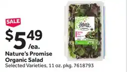 Stop&Shop Nature's Promise Organic Salad offer