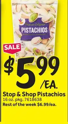Stop&Shop Stop & Shop Pistachios offer