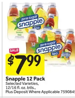 Stop&Shop Snapple offer