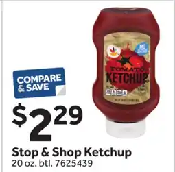 Stop&Shop Stop & Shop Ketchup offer