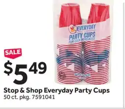 Stop&Shop Stop & Shop Everyday Party Cups offer