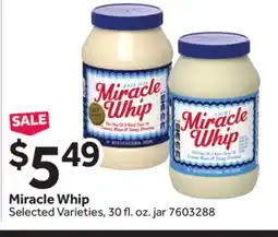 Stop&Shop Miracle Whip offer