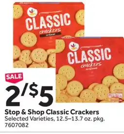 Stop&Shop Stop & Shop Classic Crackers offer