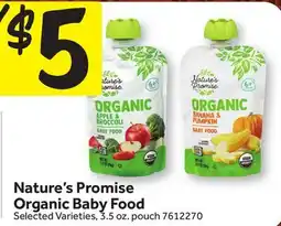Stop&Shop Nature's Promise Organic Baby Food offer