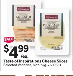 Stop&Shop Taste of Inspirations Cheese Slices offer