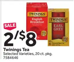 Stop&Shop Twinings Tea offer