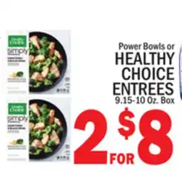 C Town HEALTHY CHOICE ENTREES offer