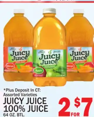 C Town JUICY JUICE 100% JUICE offer