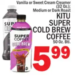 C Town KITU SUPER COLD BREW COFFEE 50 Oz. Btl offer