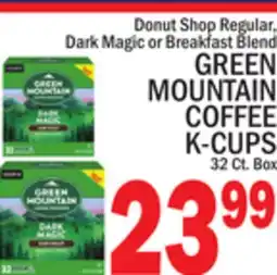 C Town GREEN MOUNTAIN COFFEE K-CUPS offer