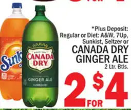 C Town CANADA DRY GINGER ALE offer
