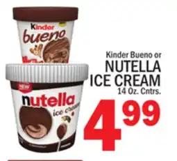 C Town NUTELLA ICE CREAM offer