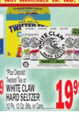 C Town WHITE CLAW HARD SELTZER offer