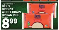 C Town BEN'S ORIGINAL WHOLE GRAIN BROWN RICE offer