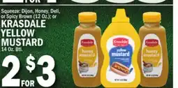 C Town KRASDALE YELLOW MUSTARD 14 Oz. Btl offer