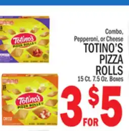 C Town TOTINO'S PIZZA ROLLS offer