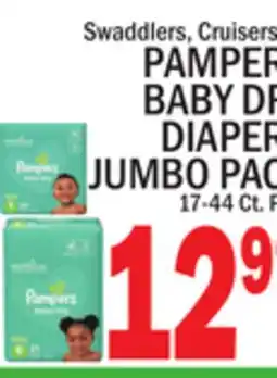 C Town PAMPERS BABY DRY DIAPERS JUMBO PACK offer