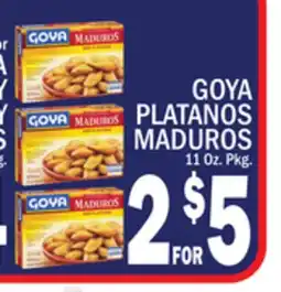 C Town GOYA PLATANOS MADUROS offer