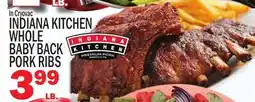 C Town INDIANA KITCHEN WHOLE BABY BACK PORK RIBS offer